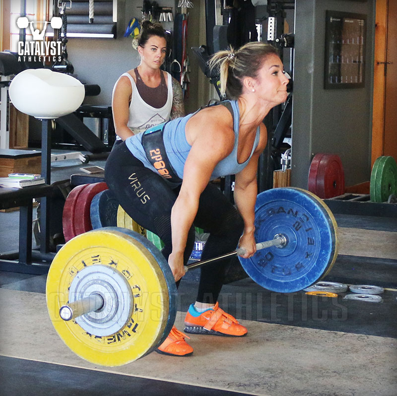 Nicole clean - Olympic Weightlifting, strength, conditioning, fitness, nutrition - Catalyst Athletics 