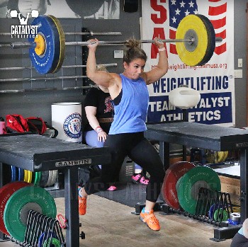 Nicole Jerk Behind the Neck - Olympic Weightlifting, strength, conditioning, fitness, nutrition - Catalyst Athletics